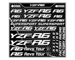 Yamaha YZF-R6 sticker kit