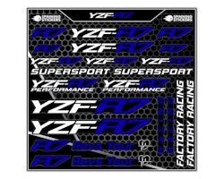 Yamaha YZF-R7 Kit d'autocollants