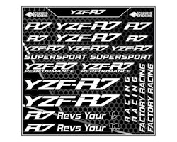 Yamaha YZF-R7 stickerset
