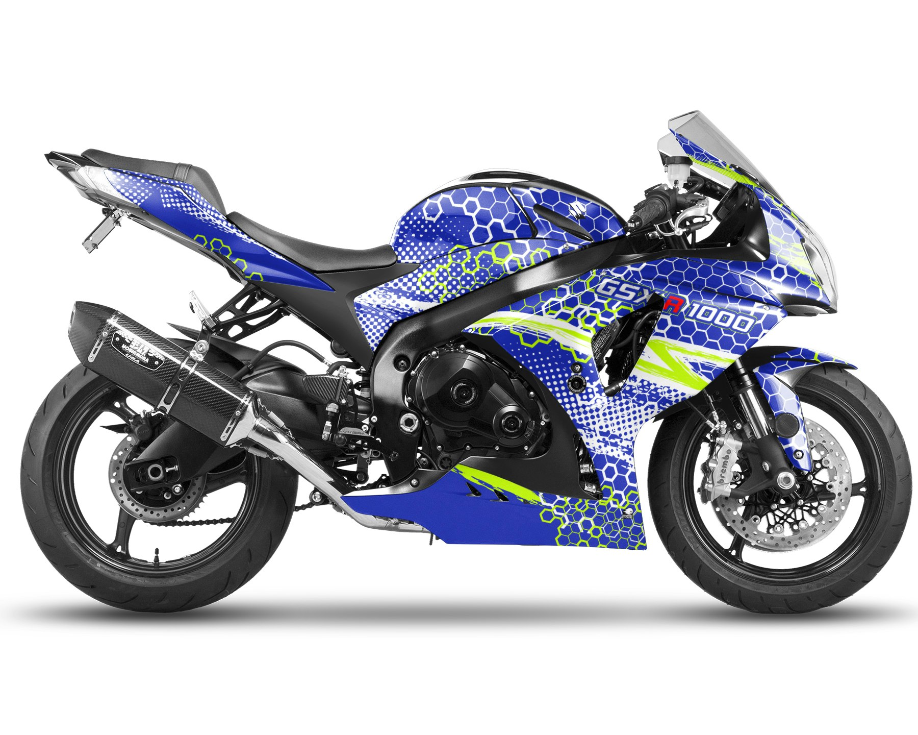 Suzuki GSXR 1000 Graphics Kit - "Barricade" 2009-2016