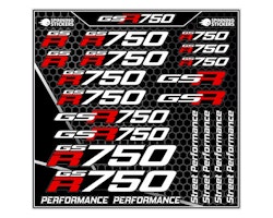 Suzuki GSR750 stickerset