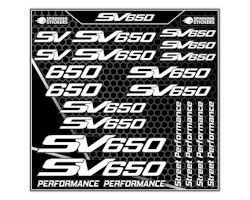 Suzuki SV650 Kit d'autocollants