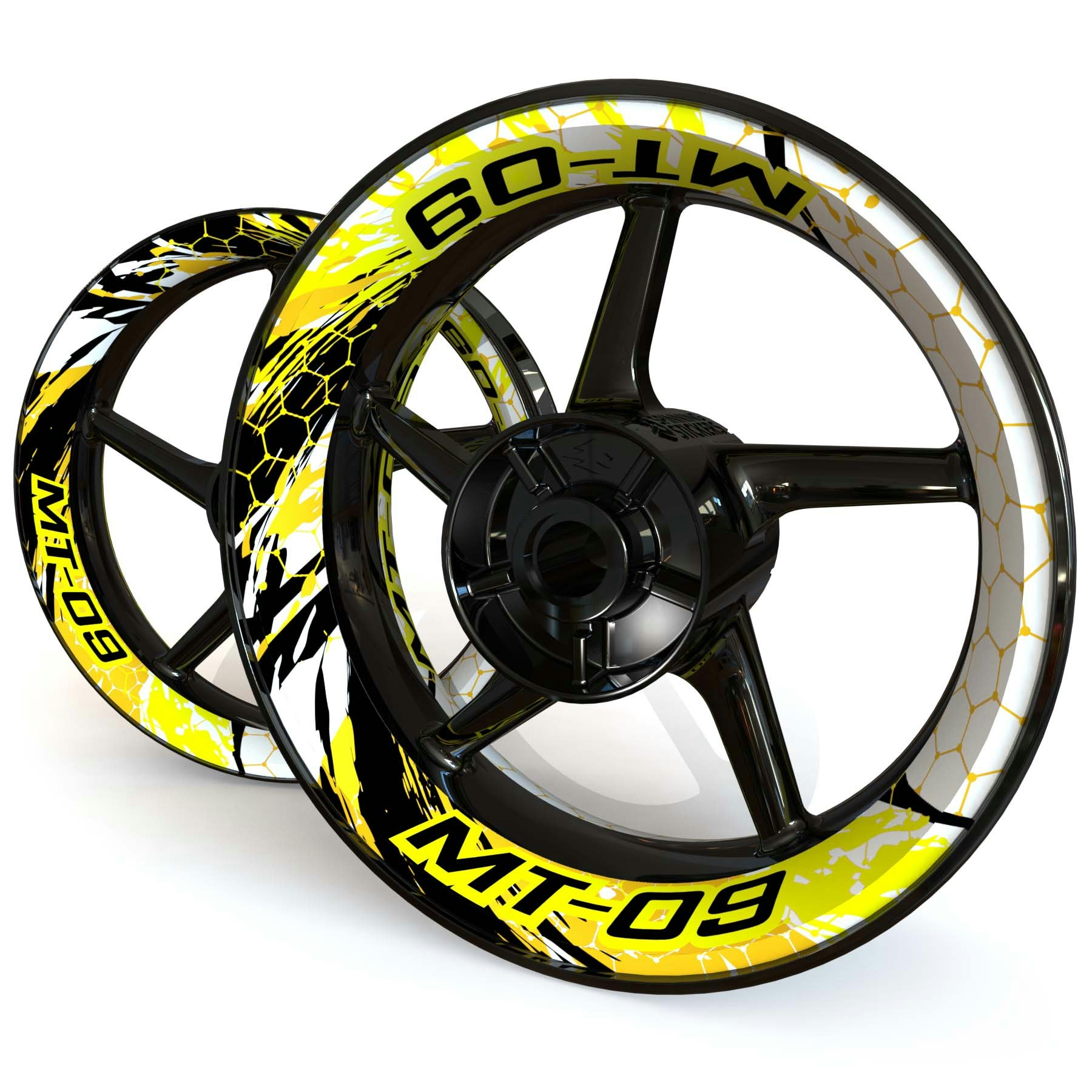 Yamaha MT-09 "Riot" Wheel Stickers - Premium Design - SpinningStickers | #1  Motorcycle & Powersport Graphics