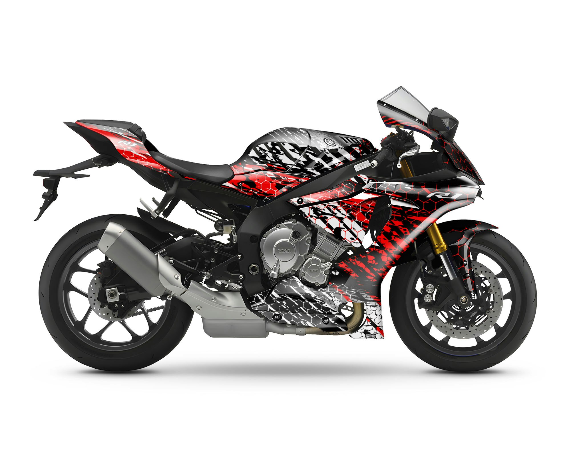 Yamaha R1 Graphics Kit - "Riot" 2015-2024