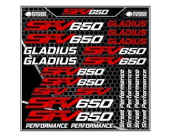 Suzuki SFV650 Gladius sticker kit