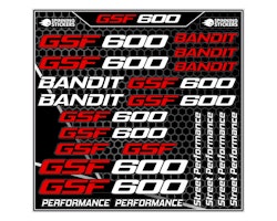 Suzuki GSF600 stickerset