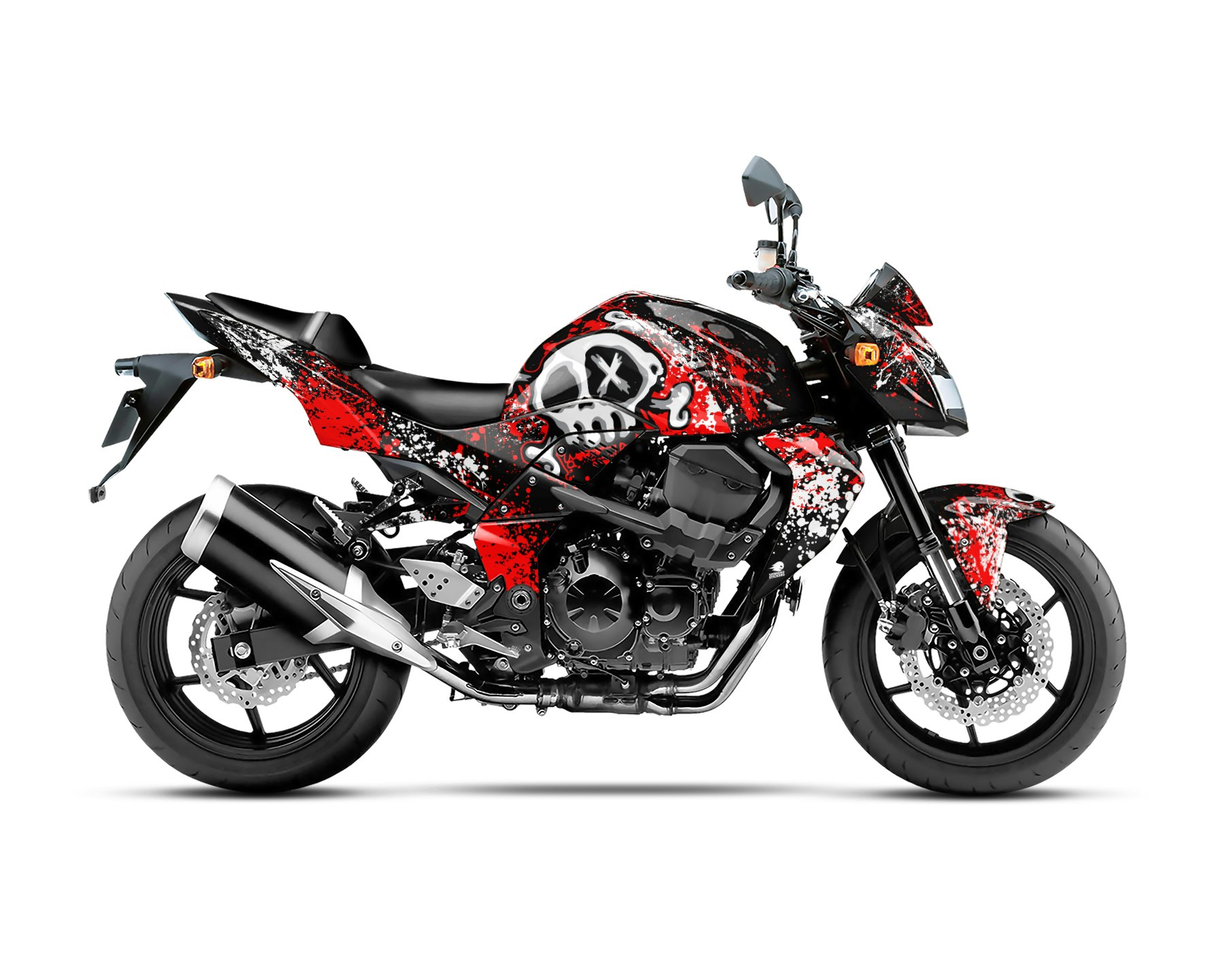 Kawasaki Z750 Kit Déco -"Spirit" 2007-2012 - SpinningStickers |  Autocollants de jante de moto