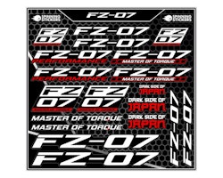 Yamaha FZ 07 stickerset