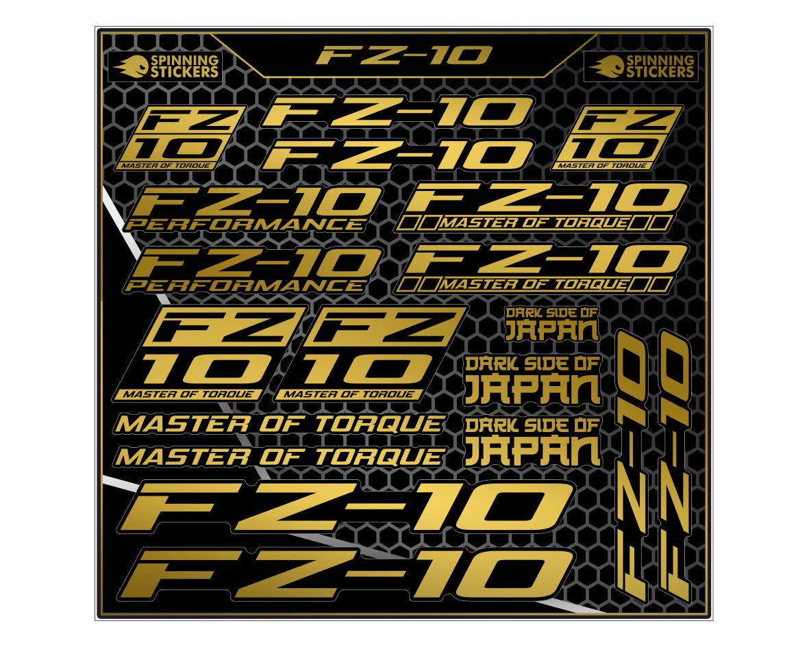 Yamaha FZ 10 sticker kit