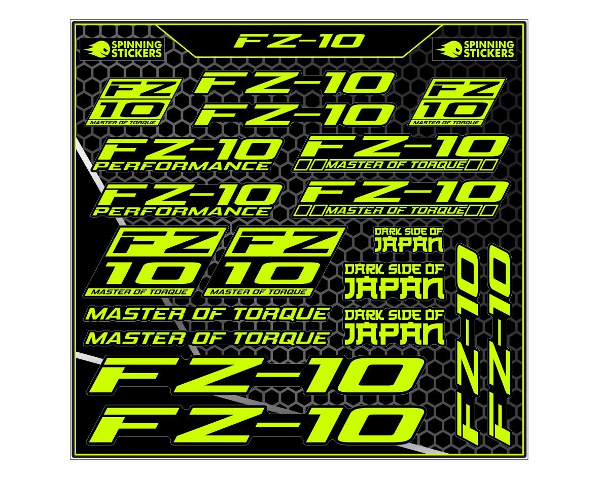Yamaha FZ 10 Kit adhesivos
