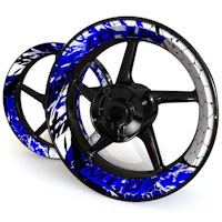 MT-07 Wheel Stickers - "Riot"