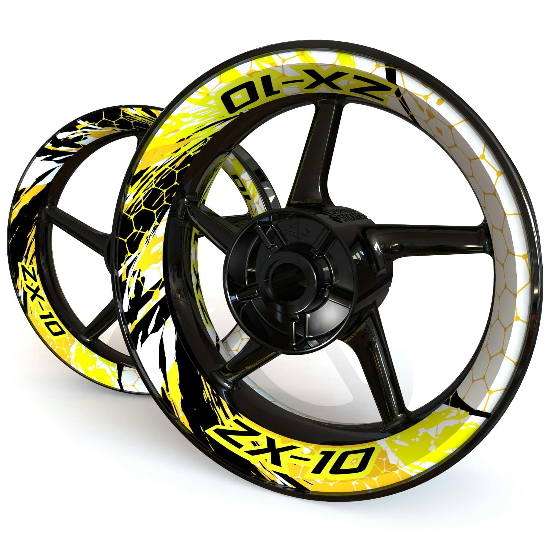 ZX10R "Riot" Wheel Stickers - Premium Design