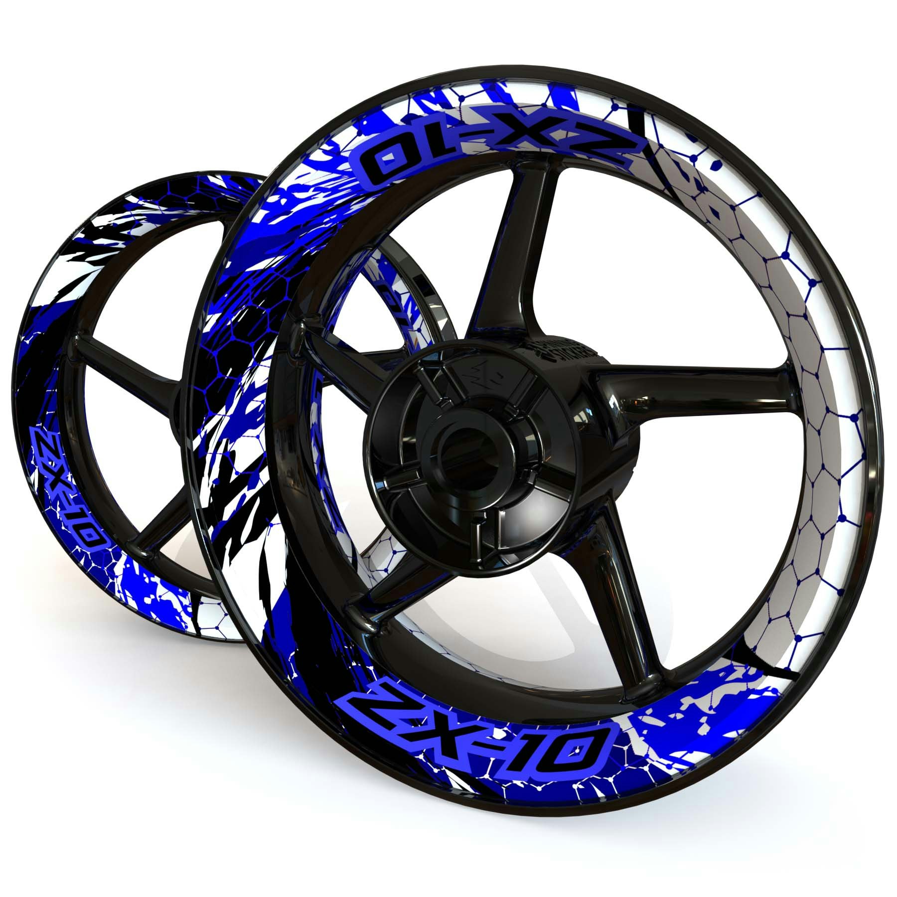 ZX10R "Riot" Wheel Stickers - Premium Design