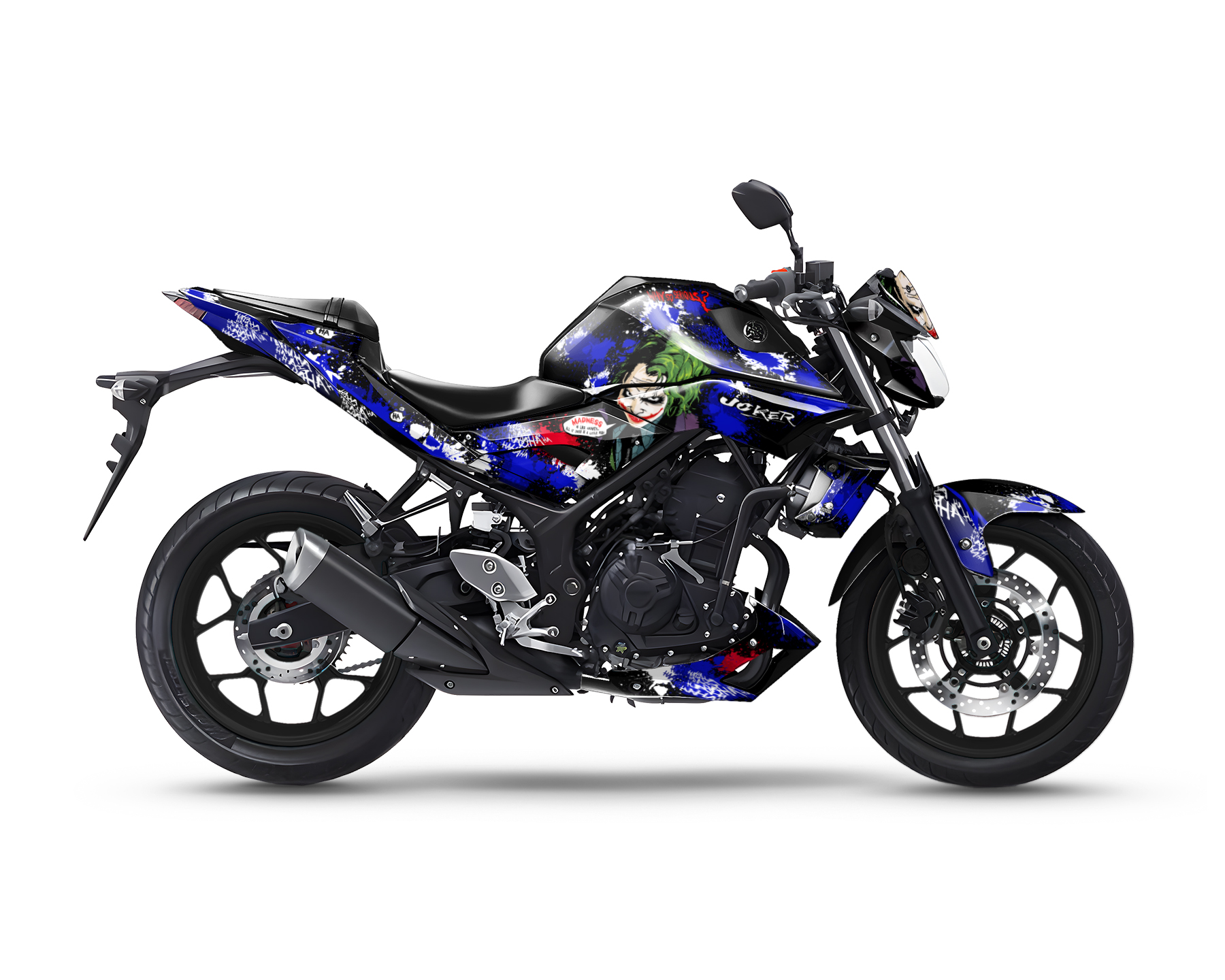 Yamaha MT 03 Graphics Kit - "Joker" 2015-2023