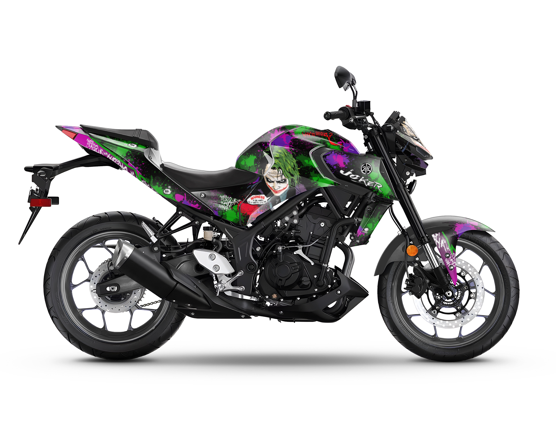 Yamaha MT 03 Graphics Kit - "Joker" 2015-2023