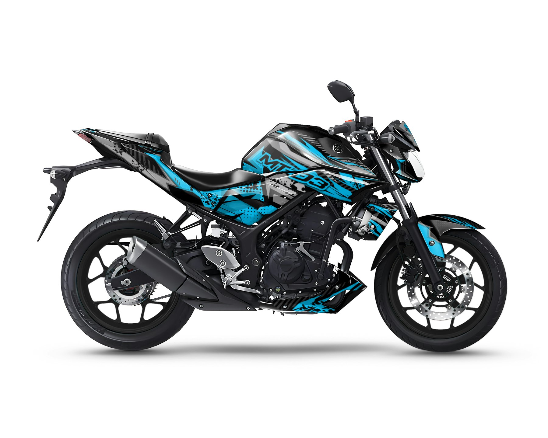 Yamaha MT 03 Graphics Kit - "Wrath" 2015-2023