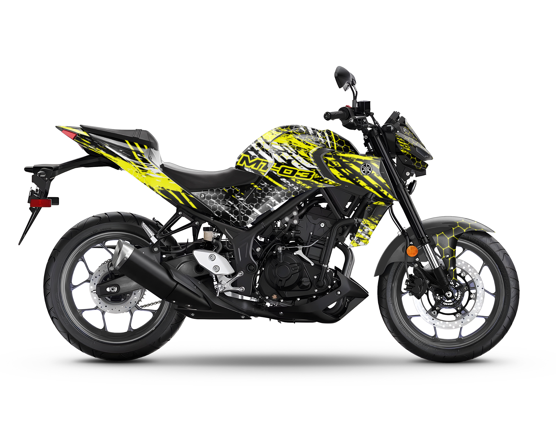 Yamaha MT 03 Graphics Kit - "Riot" 2015-2023