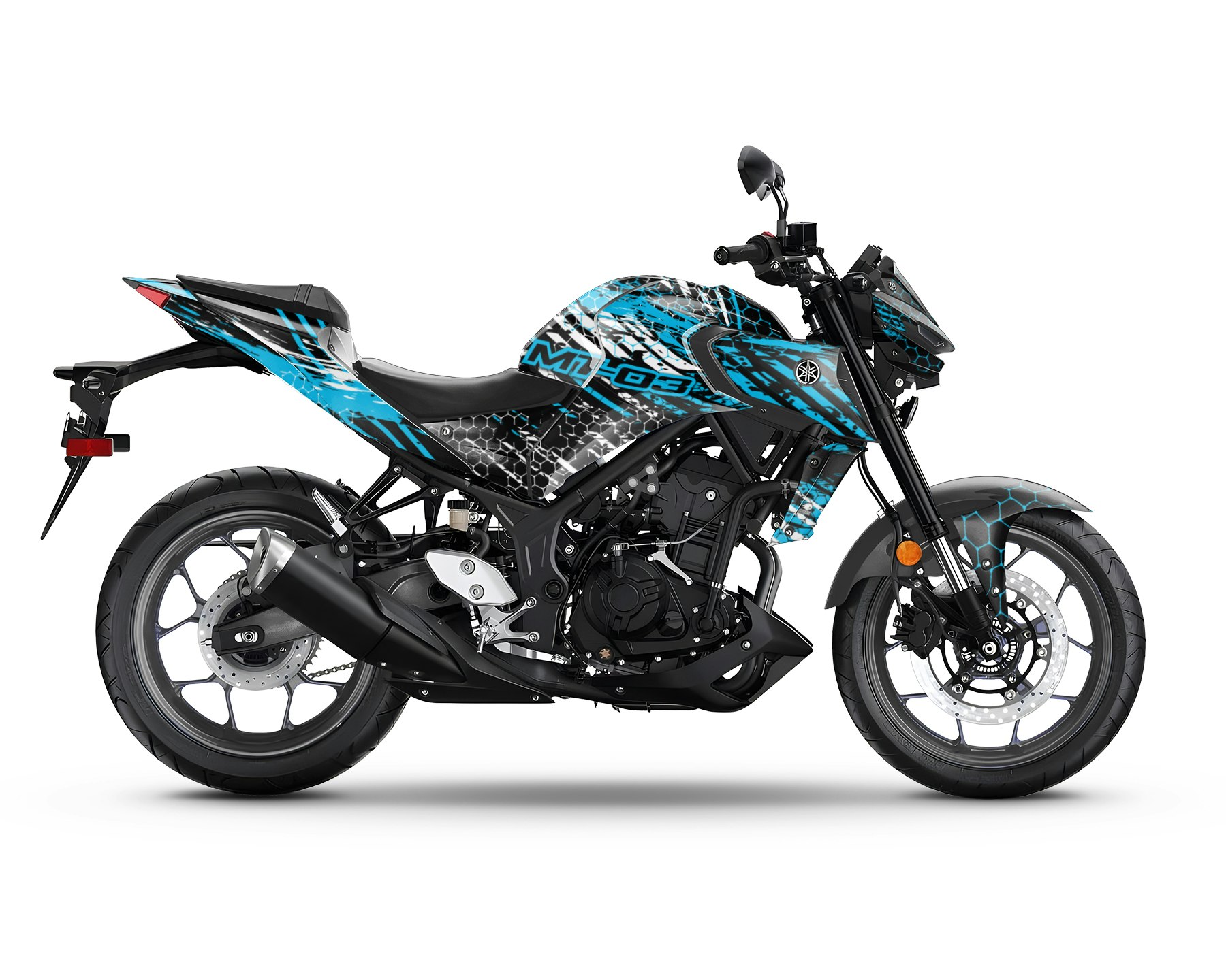 Yamaha MT 03 Kit de gráficos - "Riot" 2015-2023