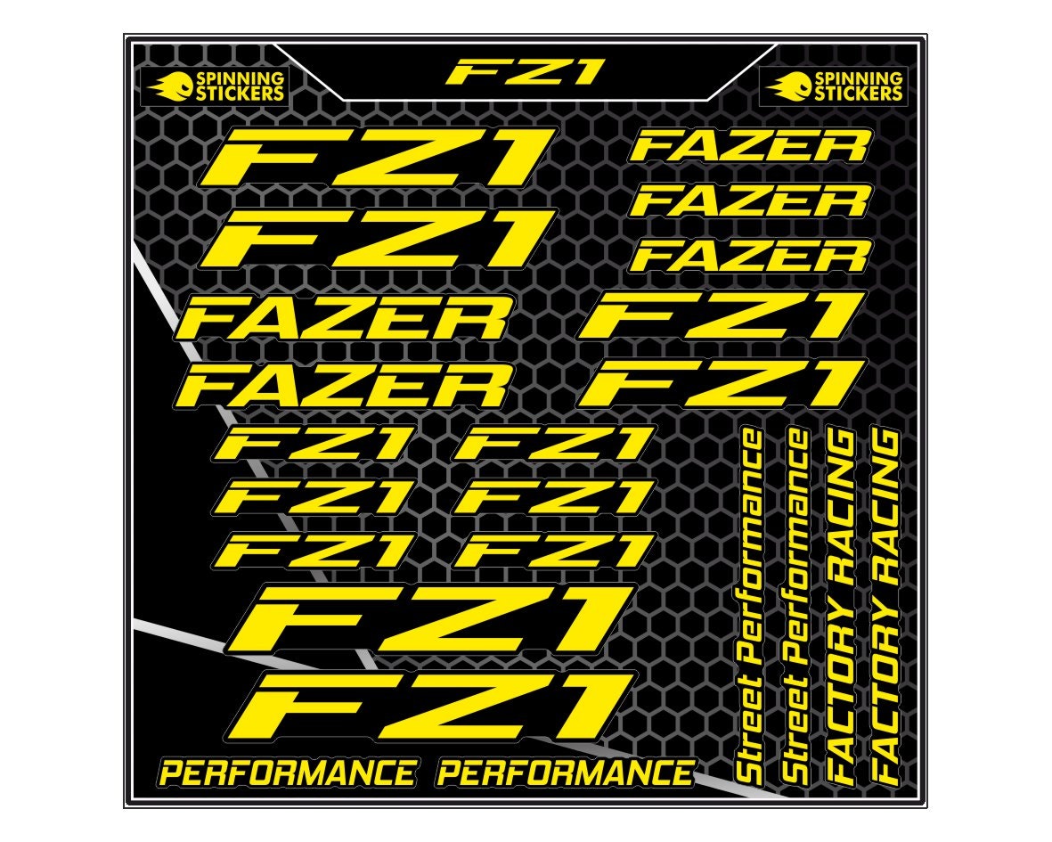 Yamaha FZ1 sticker kit