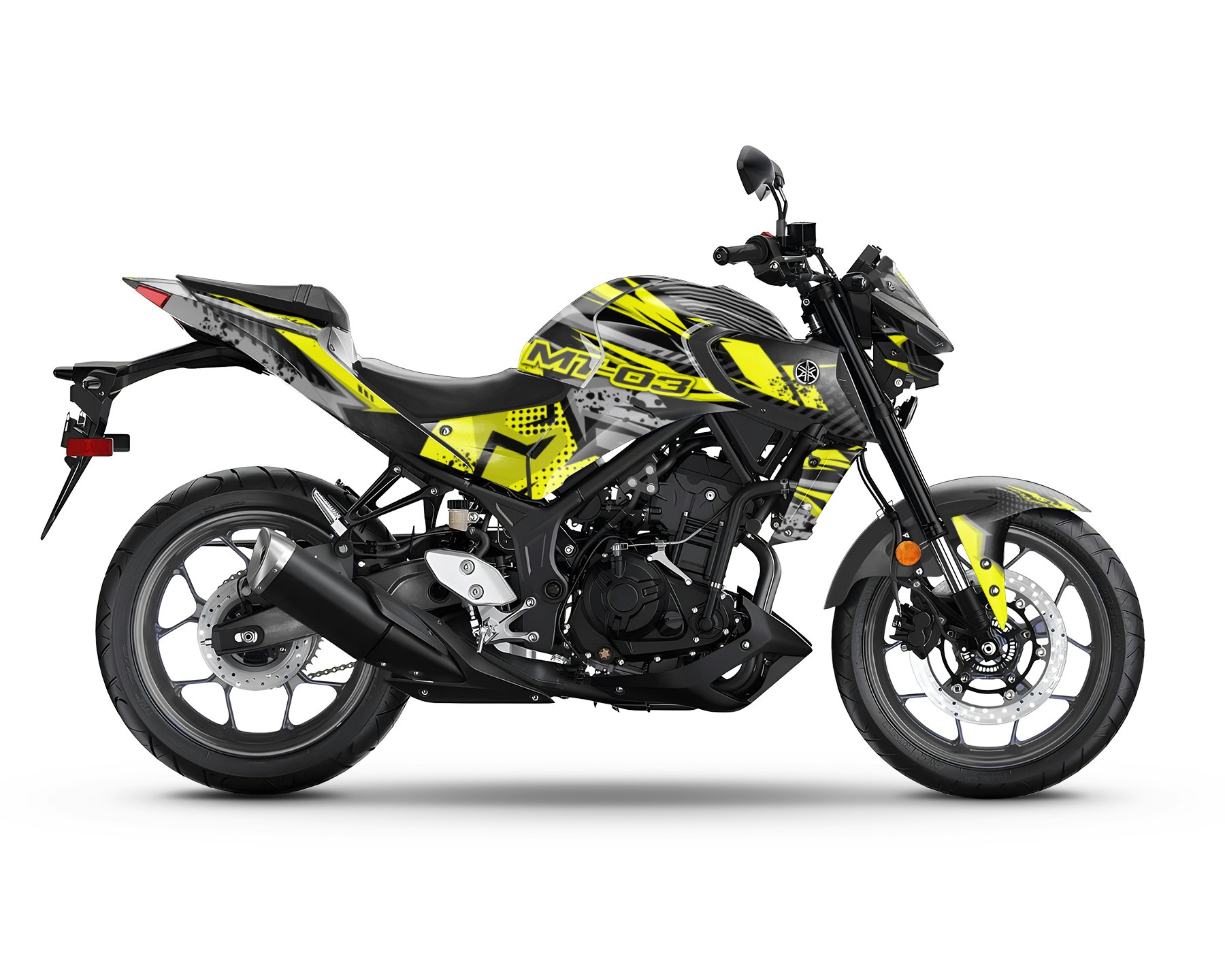 Yamaha MT 03 Grafikkit - "Wrath" 2015-2023