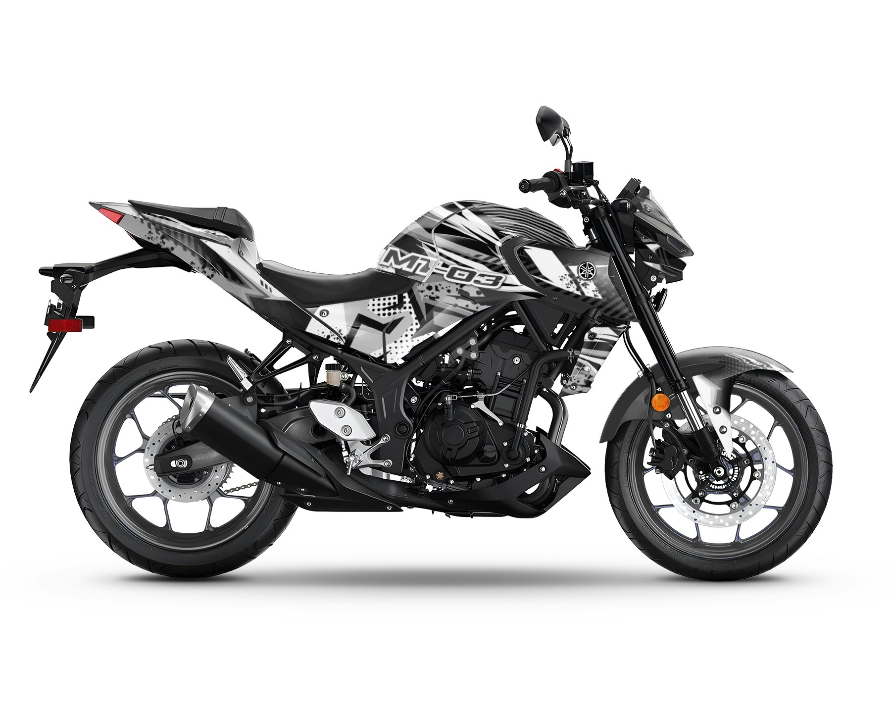 Yamaha MT 03 Kit déco - "Wrath" 2015-2023 - SpinningStickers | Autocollants  de jante de moto