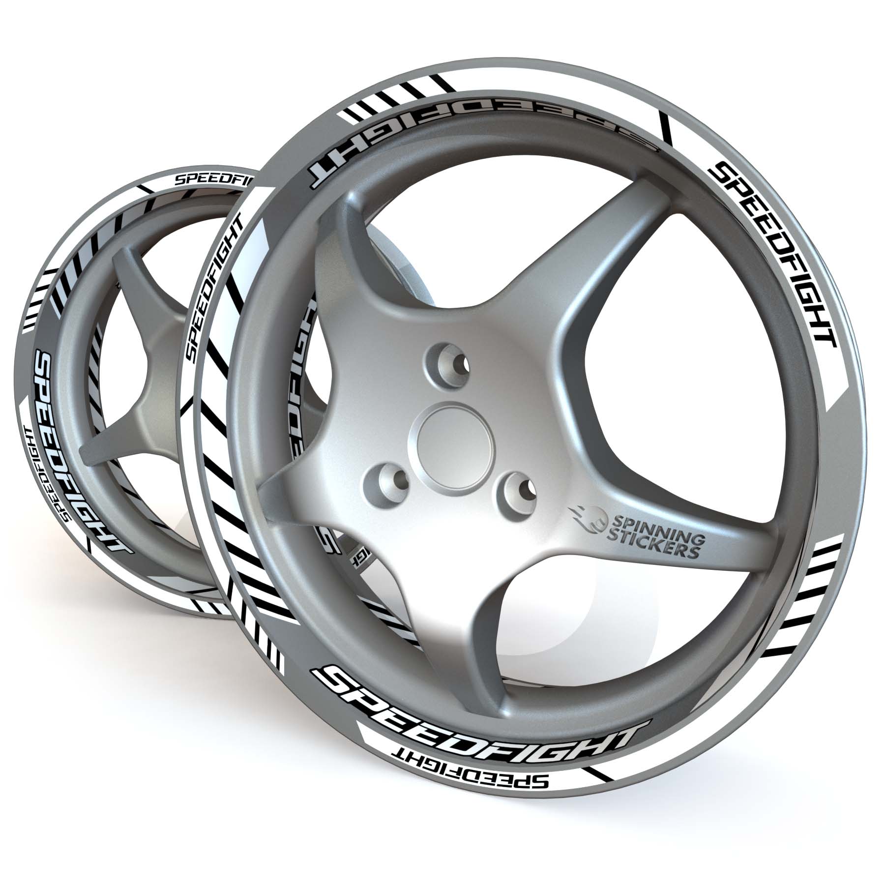 Peugeot Speedfight Wheel Stickers - Plus Design
