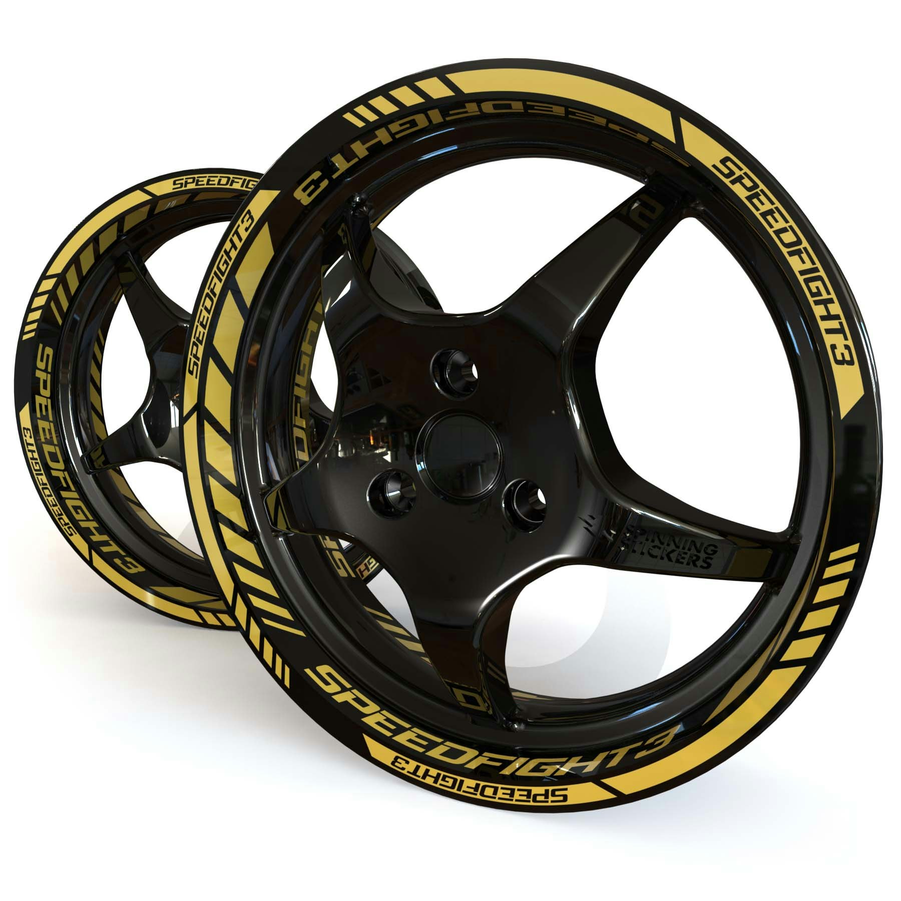 Speedfight 3 Wheel Stickers - "Classic"