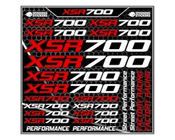 Yamaha XSR700 Kit d'autocollants
