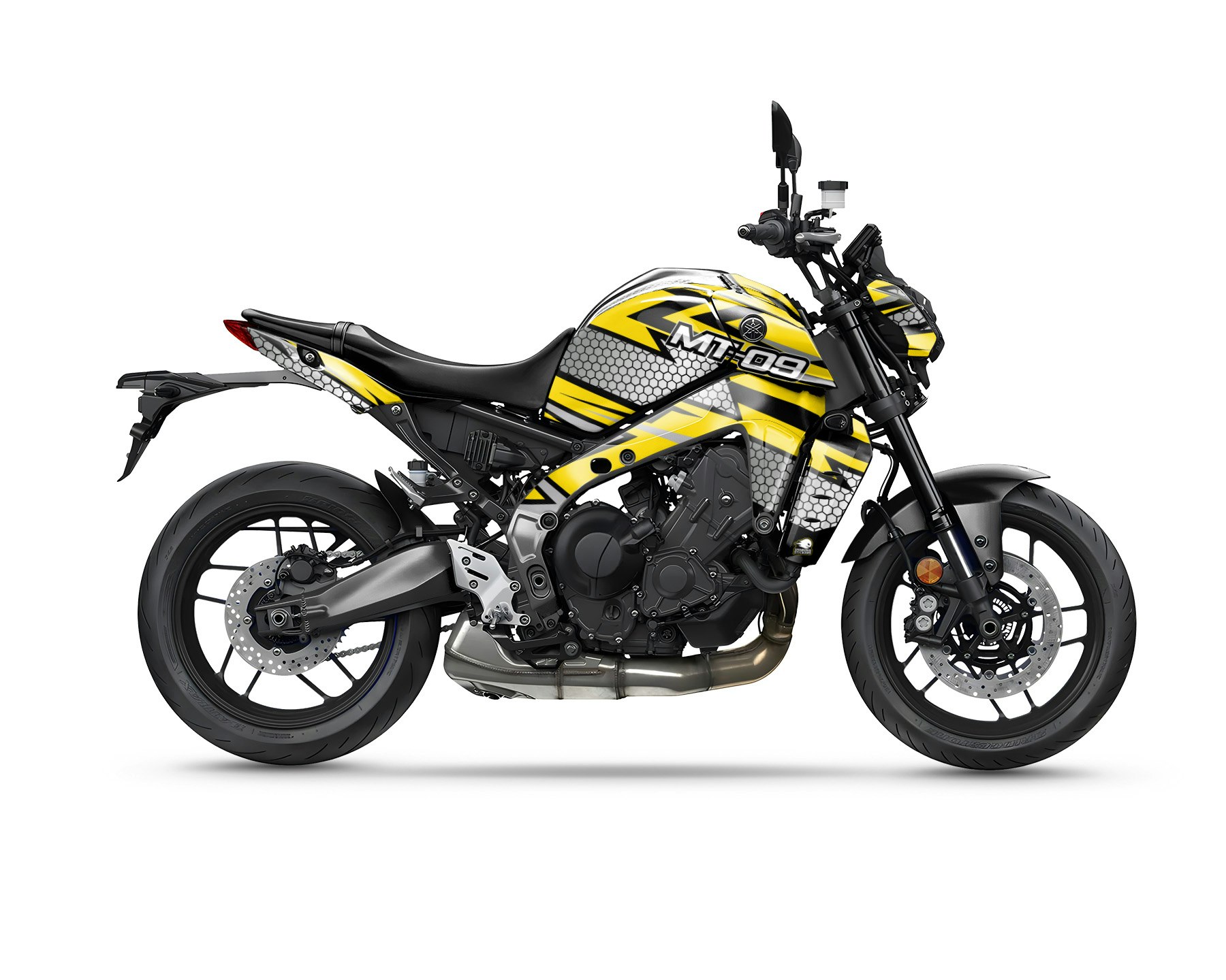 Yamaha MT 09 Grafikkit - "Hexagon" 2014-2023