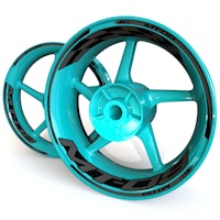 MT-09 Wheel Stickers - "Checker"