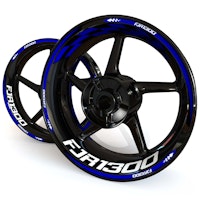 FJR1300 Wheel Stickers - "Checker"
