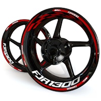 FJR1300 Wheel Stickers - "Checker"