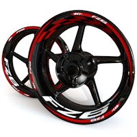 FZ6 Wheel Stickers - "Checker"