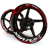 XSR700 Wheel Stickers - "Checker"