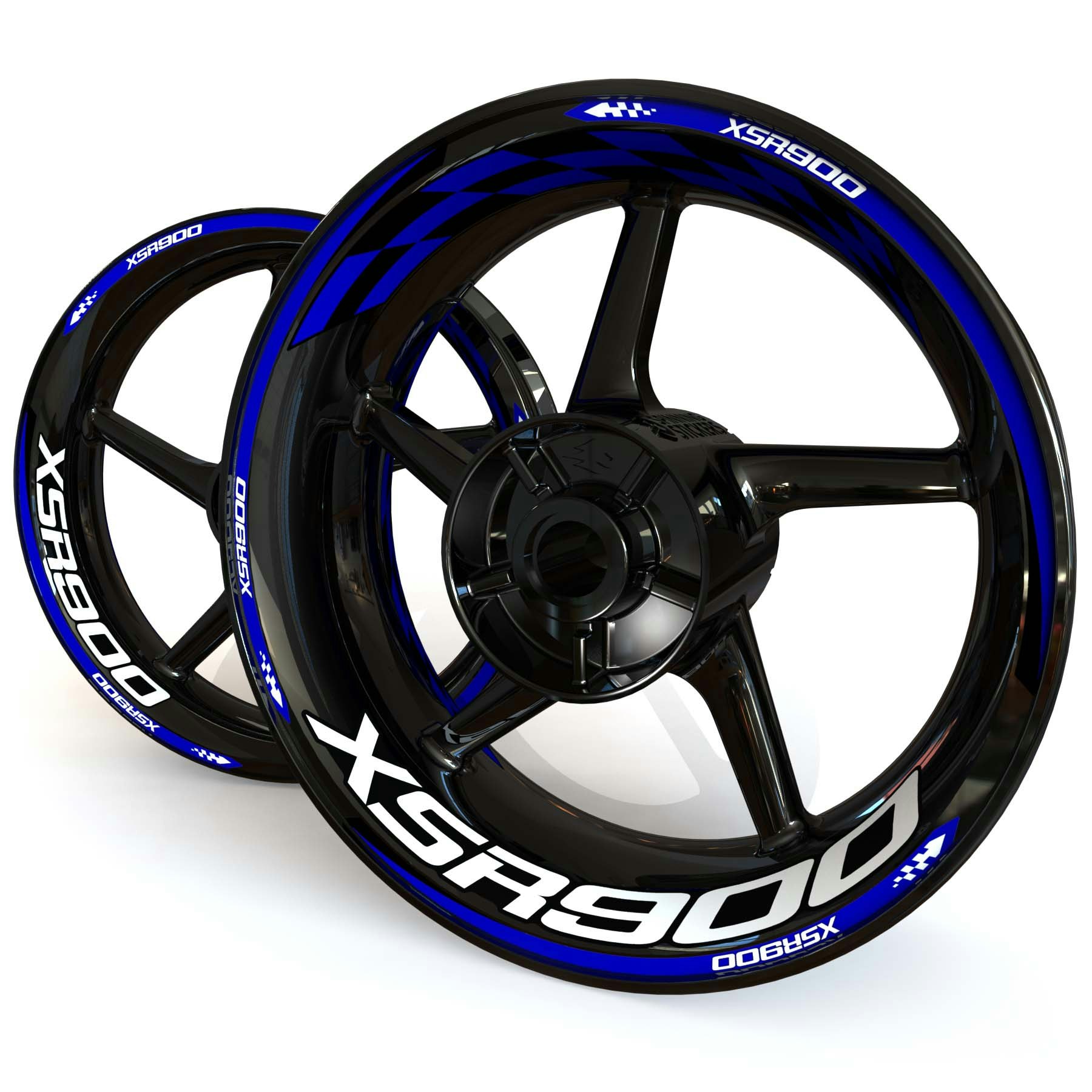 XSR900 Wheel Stickers - "Checker"