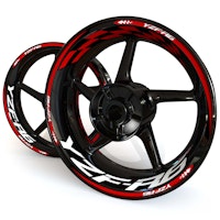 YZF-R6 Wheel Stickers - "Checker"