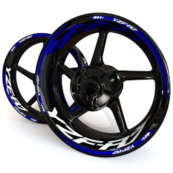 Yamaha YZF-R7 Wheel Stickers - "Checker" Standard design