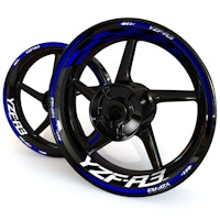 YZF-R3 Velg Stickers - "Checker"