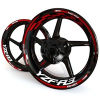YZF-R3 Velg Stickers - "Checker"