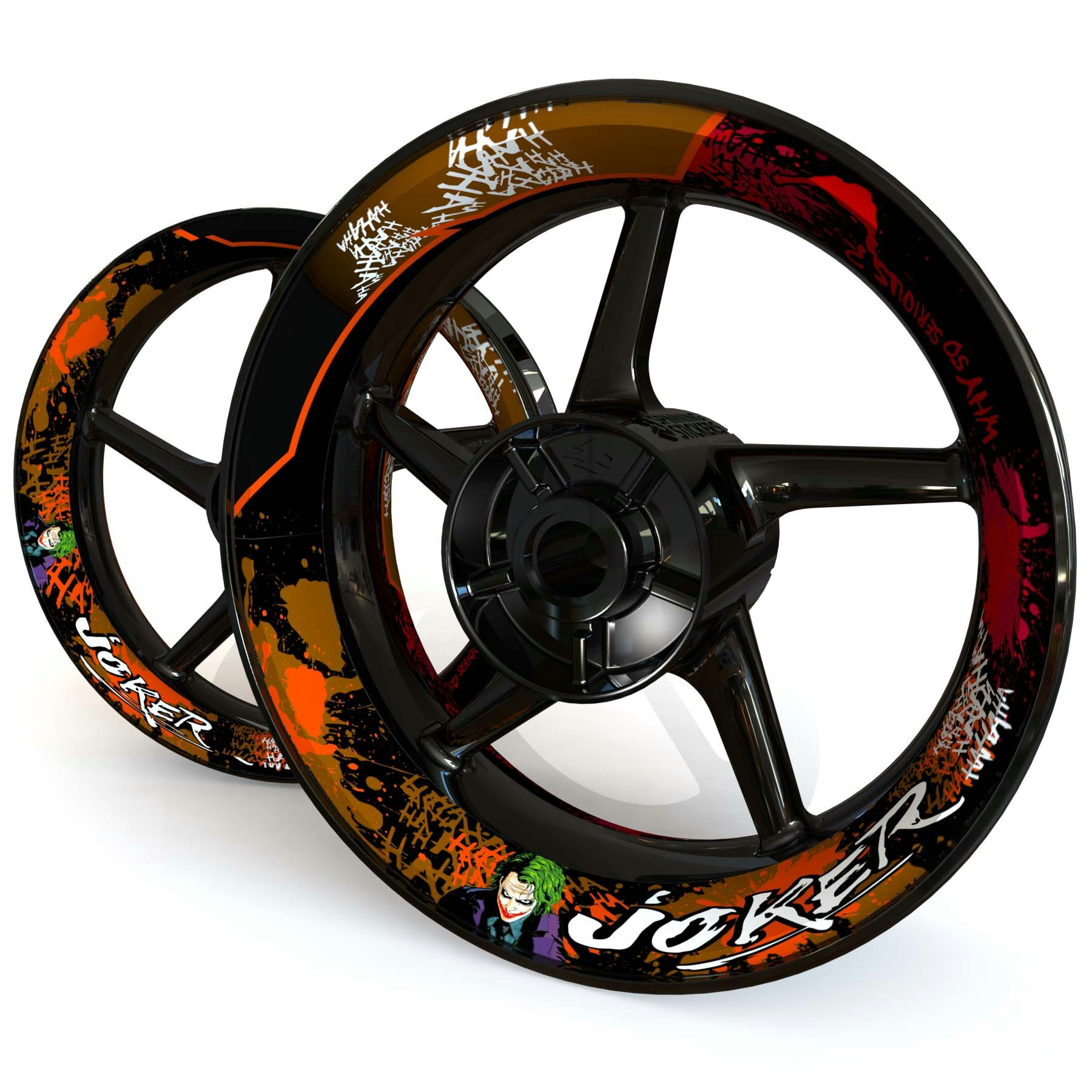 Joker Wheel Stickers - Premium Design