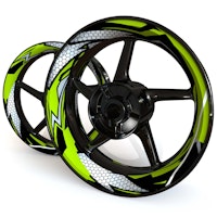 "Hexagon"  Wheel Stickers