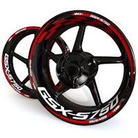 GSX-S 750 Wheel Stickers - "Checker"