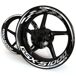 GSX-S 1000 Wheel Stickers - "Checker"