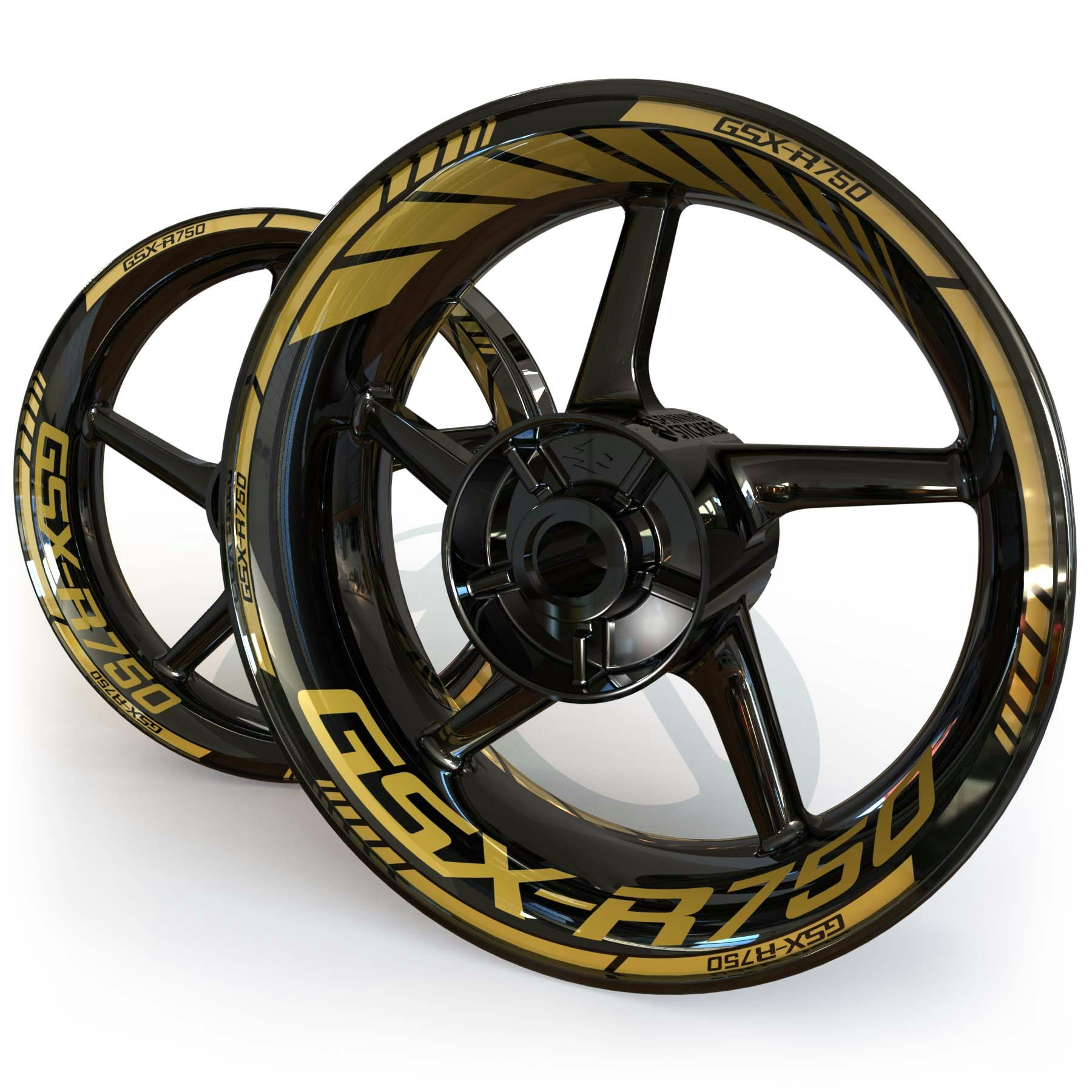 Autocollants de roue pour Suzuki GSX-R 750 - SpinningStickers |  Autocollants de jante de moto
