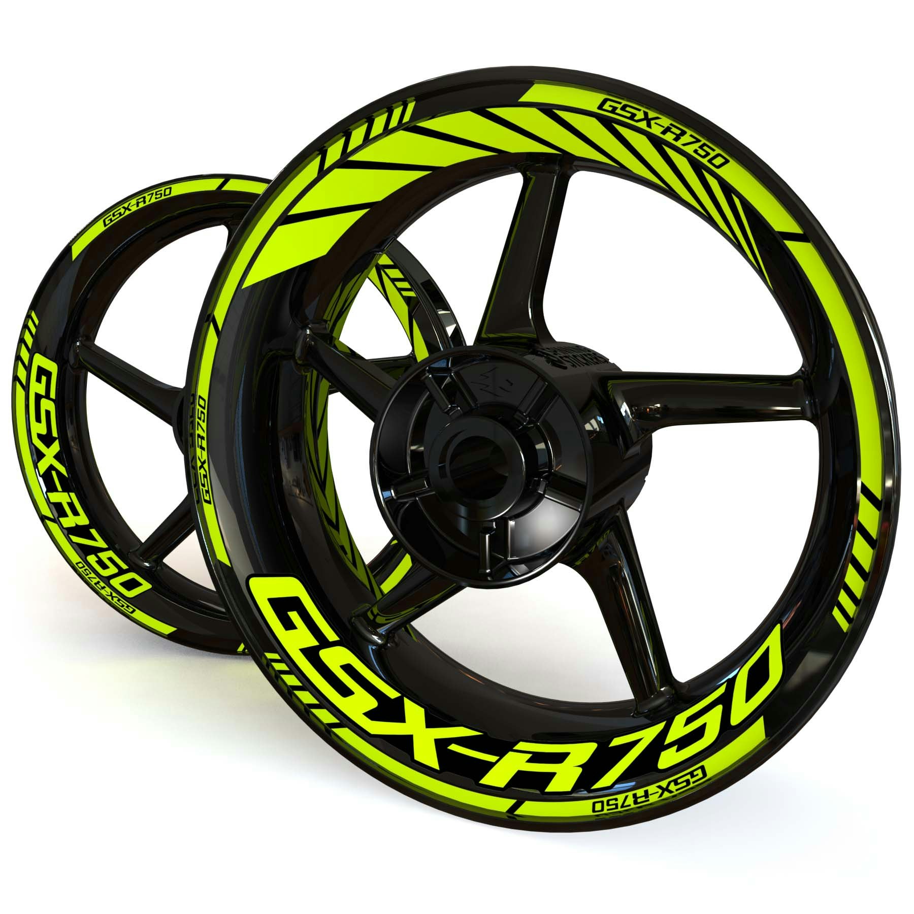 Adesivi per cerchioni Suzuki GSXR 750 - Design standard