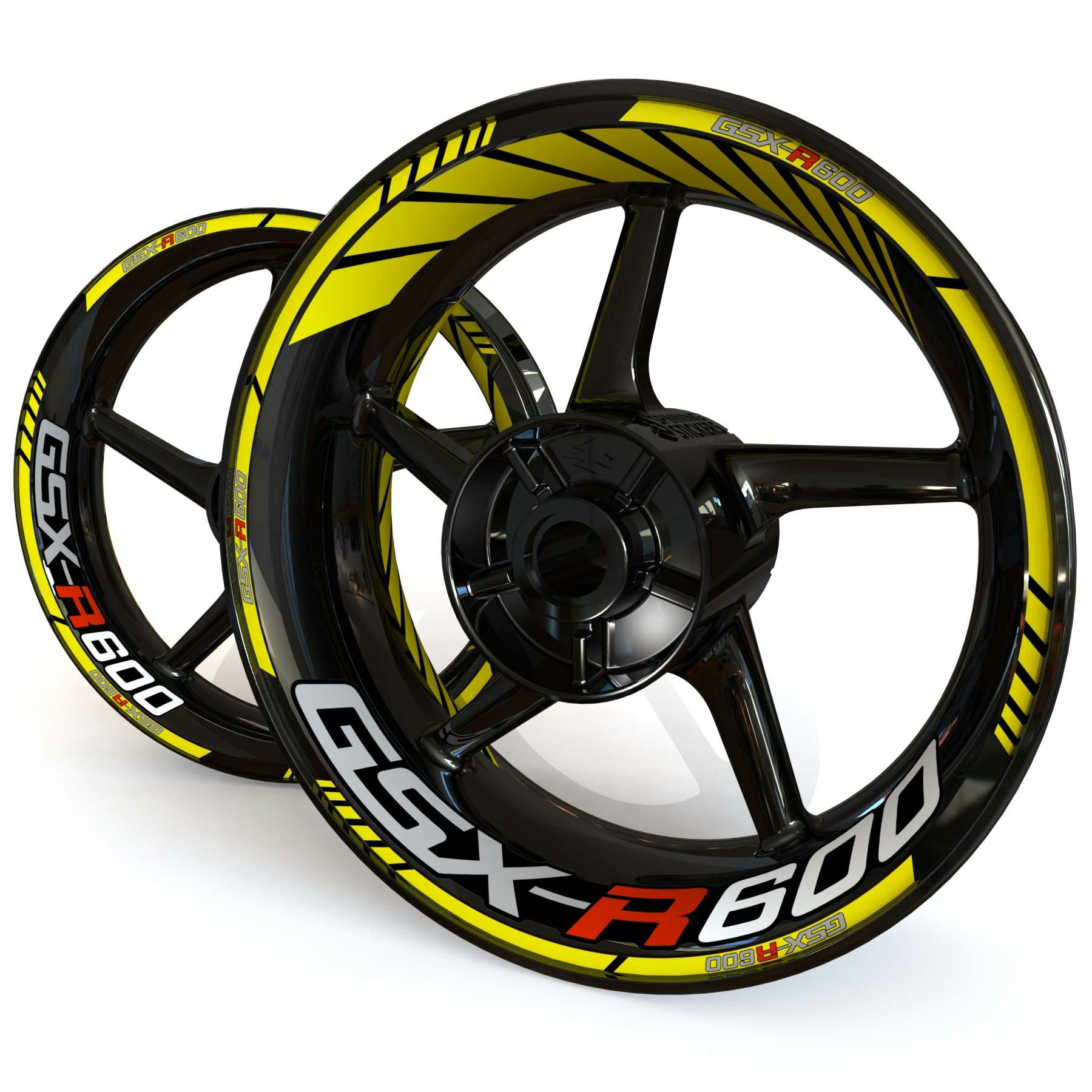 Adesivi per cerchioni Suzuki GSXR 600 - Design standard