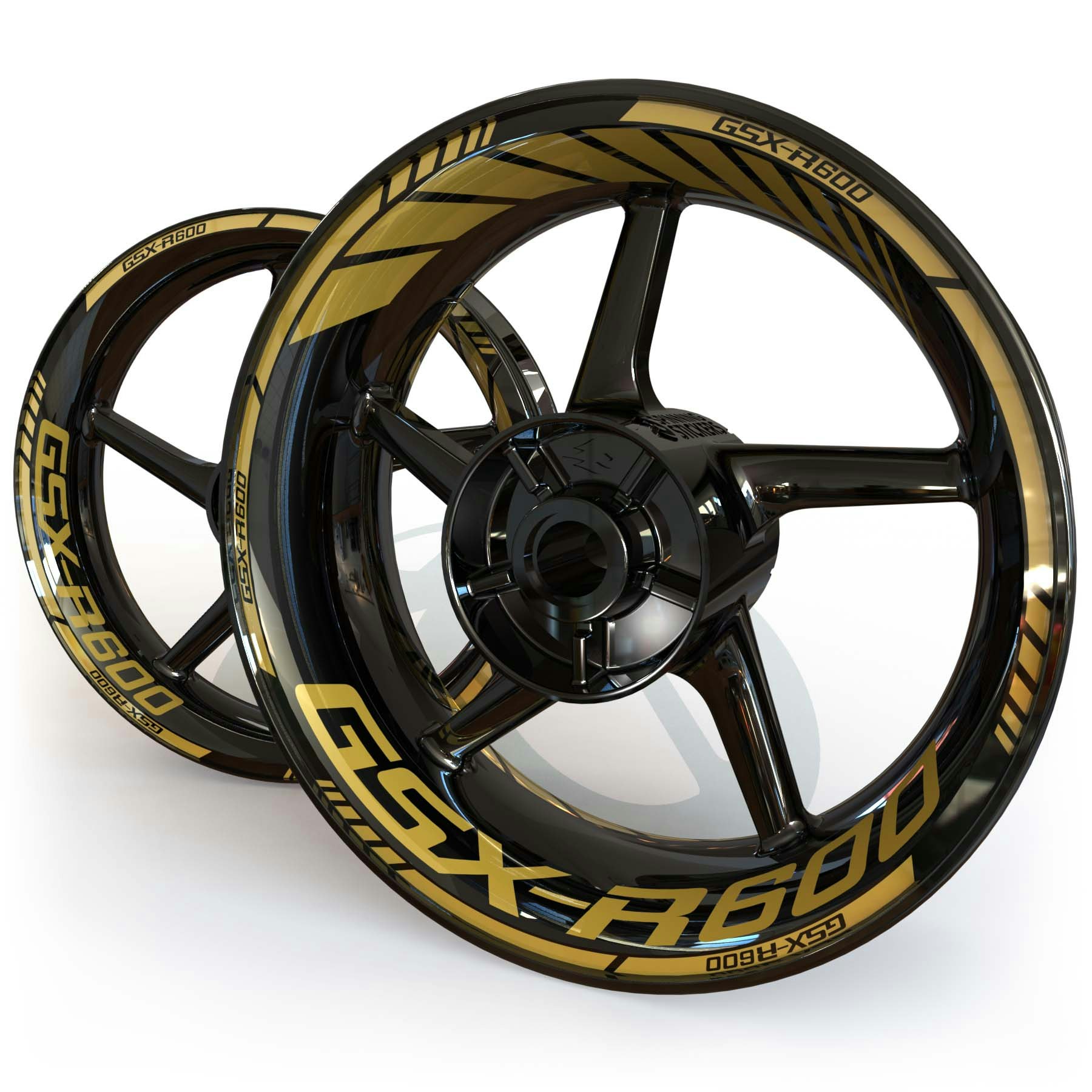 Adesivi per cerchioni Suzuki GSXR 600 - Design standard