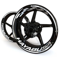 Hayabusa Wheel Stickers - "Checker"