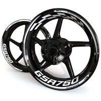 GSR750 Wheel Stickers - "Checker"