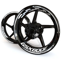 GSX600F Wheel Stickers - "Checker"